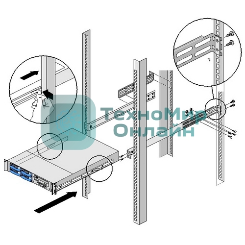 Рельсы SLIDE RAIL 20-26