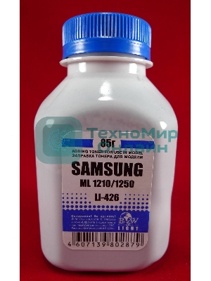 Тонер Samsung ML-1210/1520/1610/40/60/1710/2010/216x/SCX-4x00/3x00 (фл, 85г) B&W Light фас России
