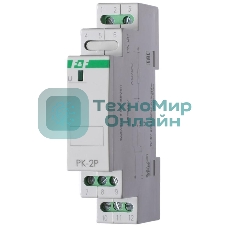 Реле промежуточное PK-2P (монтаж на DIN-рейке 35мм 220В 50Гц 2х8А 2 перекл.) F&F EA06.001.009