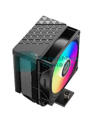 Кулер для процессора PCCooler R300 ARGB BK черный 92мм алюминий+медь 2200rpm 30db 4-pin 150W 133мм