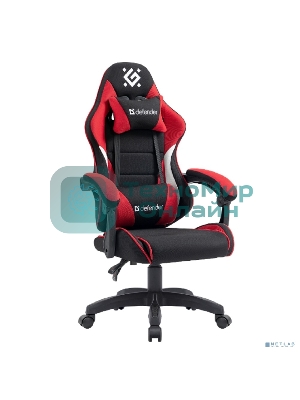 Кресло игровое Defender Sorrento черный/Красный, класс 3, ткань