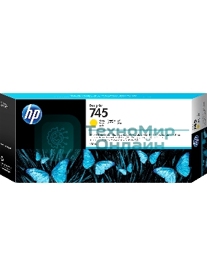 Картридж струйный HP 745 300мл желтый Ink Cartridge