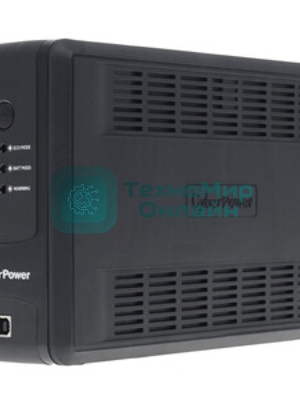 Источник бесперебойного питания CyberPower UT850EG/850 ВА/425 Вт/USB/RJ11/45/3 х CEE 7 (евророзетка)