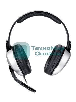Гарнитура Genius HS-05A серый-чёрный, проводная, 3.5 мм