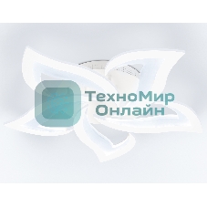 Потолочный светодиодный светильник FA4471/5 WH белый 56W 3000K/4200K/6400K D640*80 (ПДУ ИК)