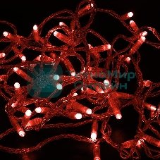 Гирлянда Neon-night Нить 10м, постоянное свечение, прозрачный ПВХ, 24В, Красный
