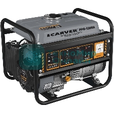 Электрогенератор бензиновый Carver PPG-1200, 1.05 кВт, 65 дБ, 24 кг