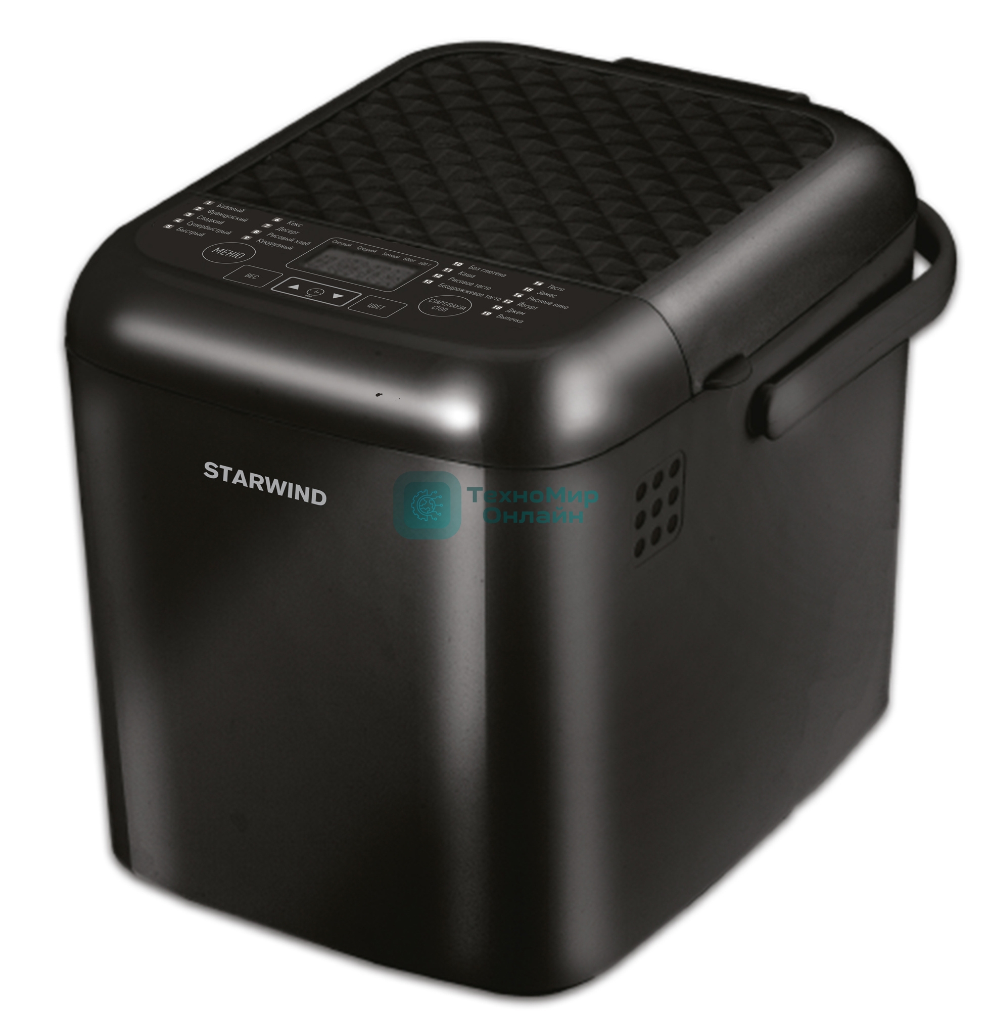 Хлебопечь Starwind SBM1083 500 Вт, черный