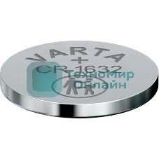 Батарейка Varta ELECTRONICS CR1632 BL1 Lithium 3V (6632) (1/10/100) (1 шт.)