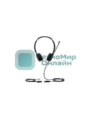 Гарнитура проводная YEALINK YHS36 Dual Дуо, Проводная, HD звук, QD, RJ9, шт