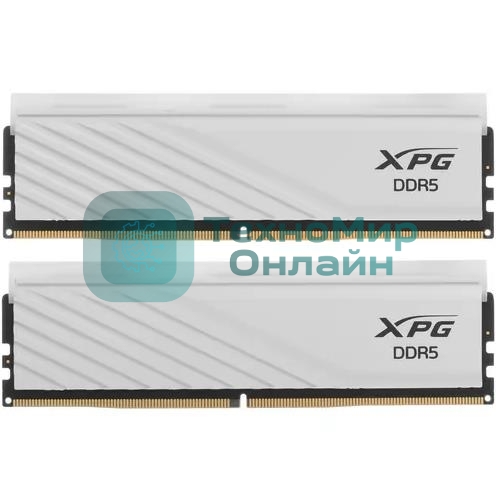 Оперативная память XPG Lancer Blade, DDR5, 32GB (2x16GB), 6000MHz, CL30, DIMM, с радиаторами, RGB, белый