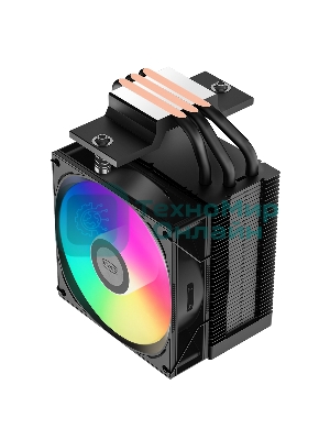 Кулер для процессора PCCooler R300 ARGB BK черный 92мм алюминий+медь 2200rpm 30db 4-pin 150W 133мм