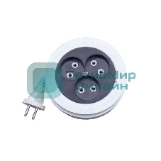 Удлинитель 3х5 м без заземл. 6А IP20 У6-004 ШВВП 2х0.75 рулетка UNIVersal 9634578