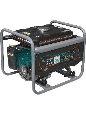 Электрогенератор бензиновый Carver PPG-1200, 1.05 кВт, 65 дБ, 24 кг
