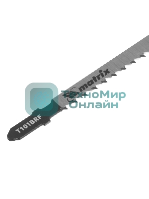 Полотна для электролобзика Matrix по дереву, 3 шт. T101BRF, 75 x 2,5мм, обр. зуб, Bim