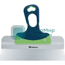 Шпатель фасадный Сибртех, нержавеющая сталь, 350 мм, двухкомпонентная рукоятка