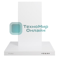 Вытяжка каминная Gefest ВО 3606 Р12 белый, 60 см, 550 куб. м/ч, 76 дБ