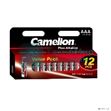 Батарейки Camelion Plus Alkaline BL12 LR03 (LR03-HP12, 1.5В) (12шт. в уп-ке)