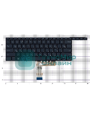 Клавиатура для ноутбука Asus Zenbook Pro Duo UX581G UX581GV черная