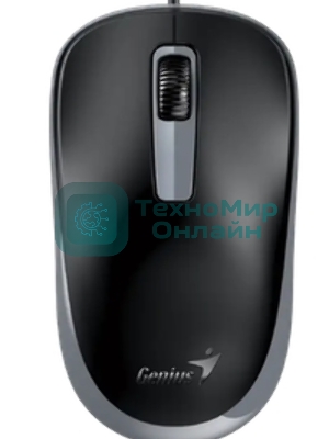 Мышь Проводная Genius DX-125S Black+Grey