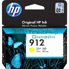 Картридж струйный HP 912 3YL79AE желтый (315стр.) для HP DJ IA OfficeJet 801x/802x