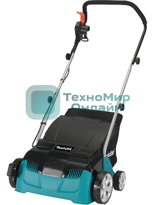 Газонокосилки Makita UV3200 Скарификатор,{1300Вт,32см,3500об\мин,5уров(-10+10мм),30л,нож-фреза,12кг,кор}