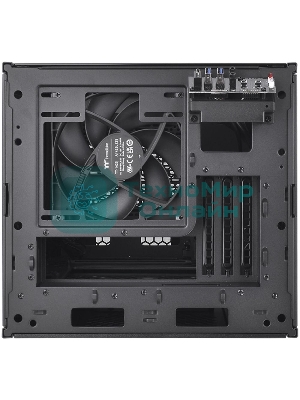 Компьютерный корпус Thermaltake The Tower 200 черный без БП miniITX 11x120мм 5x140мм 2xUSB 3.0 audio bott PSU