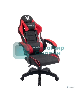 Кресло игровое Defender Sorrento черный/Красный, класс 3, ткань