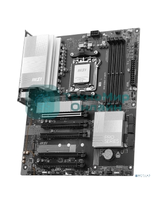 Материнская плата MSI PRO B840-P WIFI, Socket AM5, AMD B840, 4xDDR5, 4xSATA, 2xM.2, 1xPCI-E 4.0 x16, 1xPCI-E 3.0 x4, 3xPCI-E 3.0 x1, 1xHDMI, 1x 2.5Gb LAN, 4xUSB-A 2.0, 2xUSB-A 5Gbps, 1xUSB-C 5Gbps, 1xUSB-A 10Gbps, 1xUSB-C 10Gbps, 3x3.5 мм, 7.1, ATX