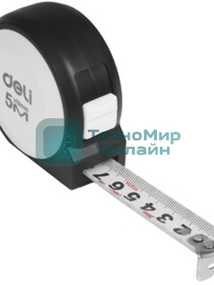 Рулетка Deli Home Series белый H8005A 5м х 19мм, эксклюзивный дизайн