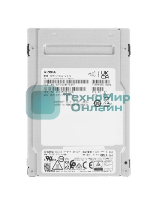Накопитель SSD Kioxia PM7-V, 3200Gb, 2.5