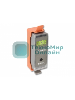 Картридж струйный Cactus CS-PGI35 черный (9 мл) для Canon iP100