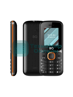 Мобильный телефон BQ 1848 Step+ черный (без СЗУ в комплекте)