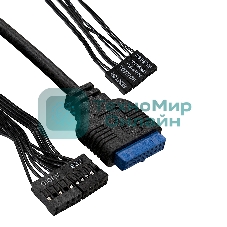 Компьютерный корпус Miditower ExeGate CP-606U-AB500 (ATX, AB500 с вент. 8см, 1хUSB/1хUSB 3.0, аудио)