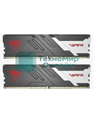 Оперативная память Patriot Viper Venom, DDR5, 64GB (2x32GB), 5600MHz, CL40, DIMM, с радиаторами, черный