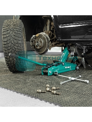 Домкрат гидравлический подкатной Сибртех 3 т, 135-400 мм