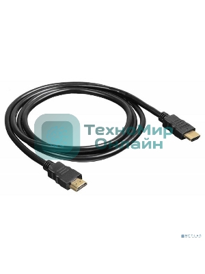 Кабель аудио-видео Buro HDMI (m)/HDMI (m) 1м. феррит.кольца Позолоченные контакты черный (BHP-HDMI-2.1-1G)
