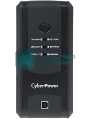 Источник бесперебойного питания CyberPower UT850EIG/850 ВА/425 Вт/USB/RJ-11/RJ-45/4 x IEC 320 C13 (компьютерная)