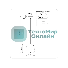 Подвесной светодиодный светильник Ambrella light LH11091 WH/FR белый/белый матовый 4W 3000K D150*170
