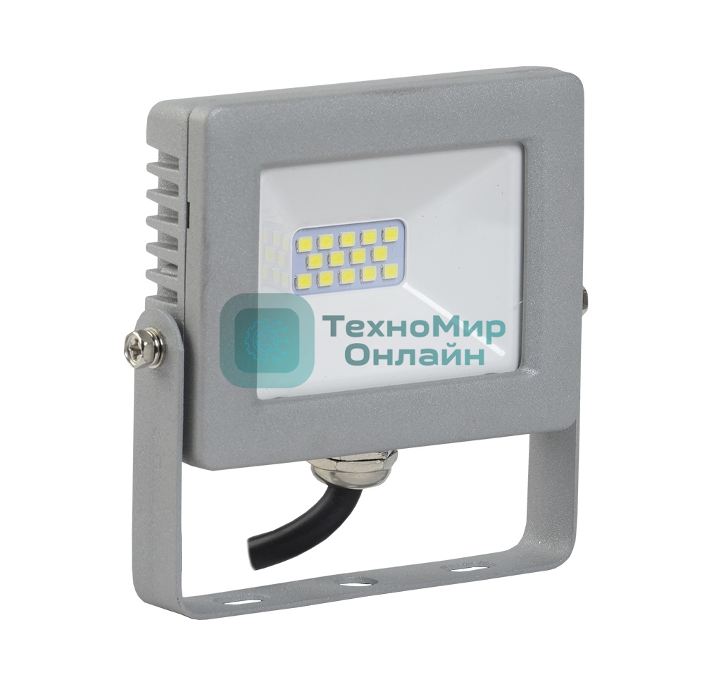 Прожектор IEK LPDO701-10-K03 СДО 07-10 светодиодный серый IP65 6500 K IEK