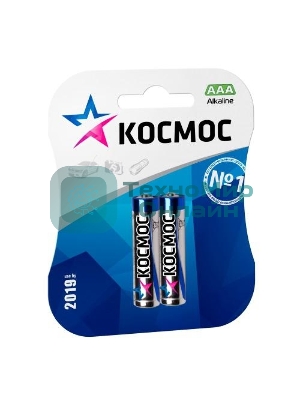 Батарейка Космос KOCLR032BLLR LR03 BP-2 (блист.2шт.)