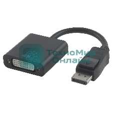 Переходник DisplayPort - DVI Cablexpert A-DPM-DVIF-002, 20M/19F, черный, пакет