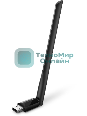 Беспроводный двухдиапазонный USB2.0 адаптер TP-Link Archer T2U Plus, 433 Мбит/с + 200 Мбит/с