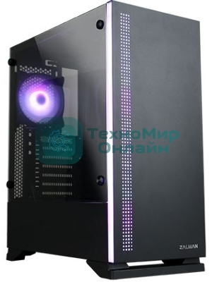 Компьютерный корпус ZALMAN S5, ATX, BLACK, WINDOW, 2xCOMBO (3.5