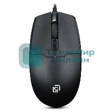 Мышь проводная Oklick 147M V2 черный, 2000 dpi, USB, кнопки - 4