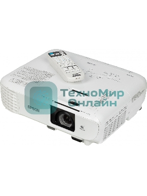 Проектор Epson EB-FH06 белый (LCD, 1920×1080, 3500Lm, 16000:1, 2.7 kg) (V11H974040)