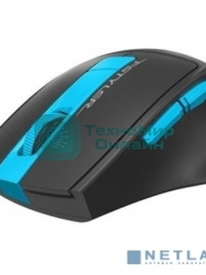 Мышь беспроводная A4Tech Fstyler FG30 серый/синий, 2000 dpi, радиоканал, USB, кнопки - 5