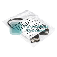Удлинитель USB 2.0 ExeGate EX-CC-USB2-AMAF-0.15L (Am/Af, угловой 90-градусный коннектор (горизонтальный левый), 0,15м)