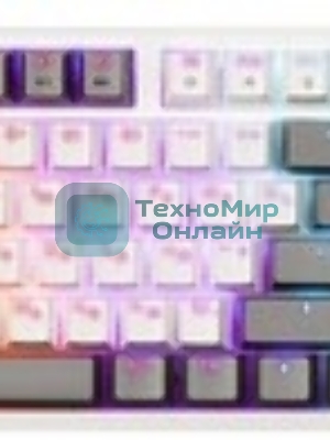 Клавиатура Defender Dasher GK-472 проводная, USB Type-A, серый/белый