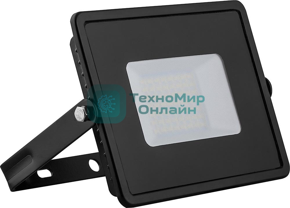 Прожектор светодиодный Feron 2835 SMD 50W 4000K IP65, черный с матовым стеклом, LL-921